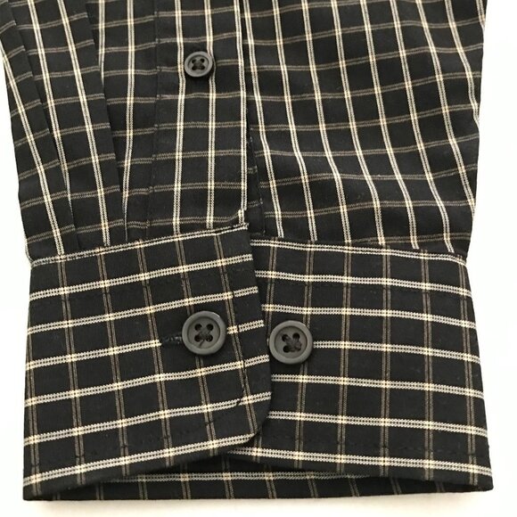 NWT - Van Heusen Wrinkle Free Plaid Long Sleeve Shirt - Picture 7 of 11